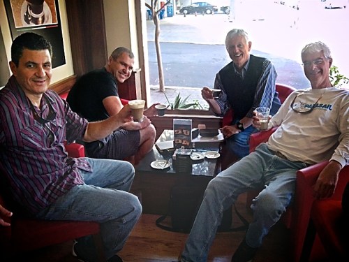 Preparation over coffee for book of Romans workshop