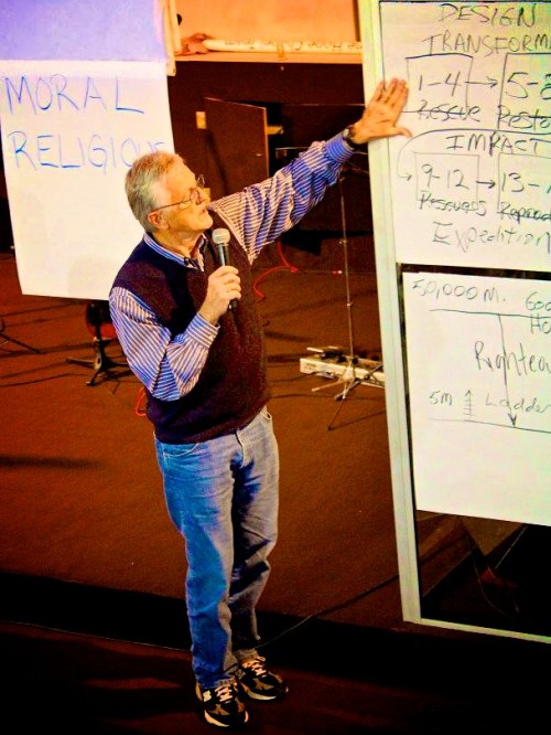 Teaching through Romans using flip charts