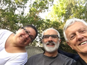 Selfie with Global Training Network fellow workers Hud and Nancy...wait, that's not Nancy.
